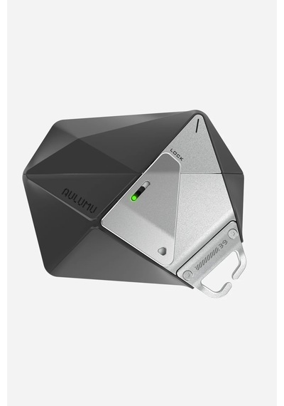 Apple Uyumlu Airpods Pro 3 Geometrik Desenli Kilitleme Mekanizmalı Ve Askı İpli Kılıf A39 Siyah
