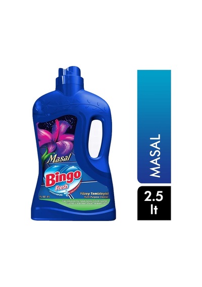 Bingo Fresh Masal Yüzey Temizleyici 2,5 Lt 12'li Paket 12'li Set