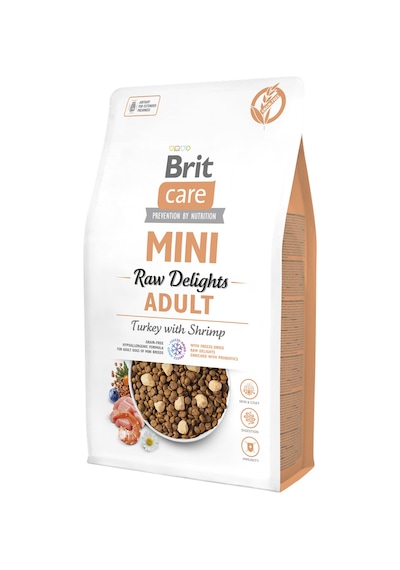 Brit Care Raw Delights Hipoalerjenik Hindi Etli Ve Karidesli Tahılsız Küçük Irk Yetişkin Kedi Maması 2kg