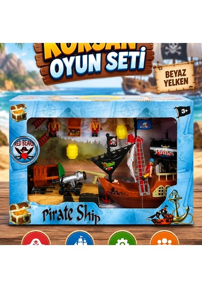 31232 Canrodi, Korsan Oyun Seti Beyaz Yelken