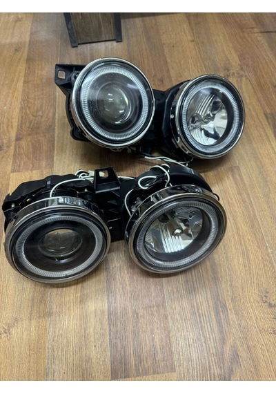 Bmw E30 Far Lambası Sağ-sol Set Kristal Siyah 1998-1991