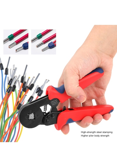 Yüksük Sıkma Pensesi 4 Koşeli 0.5-6 Mm2 Arası