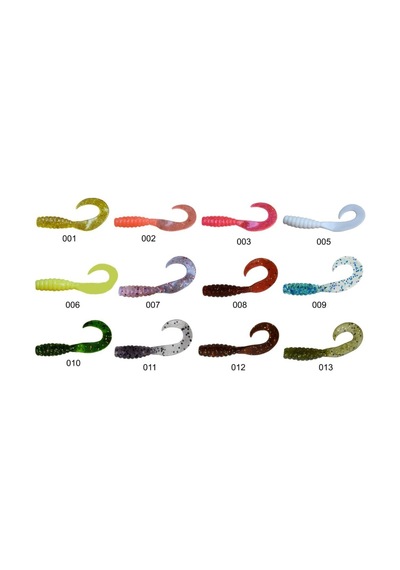 River Twister Tail 6cm 10 Pcs Silikon Yem