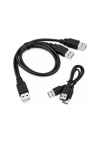 Harici Disk Hdd Harddisk Usb Y Kablo 3 Uçlu Veri Bağlantı
