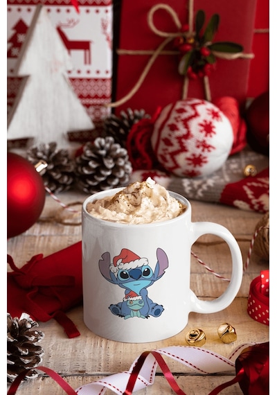 Stitch Yılbaşı Kupa Bardak