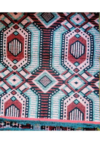 Yeni Desen 5m2 Makine Dokuması Kaliteli Kilim, Kırmızı Beyaz
