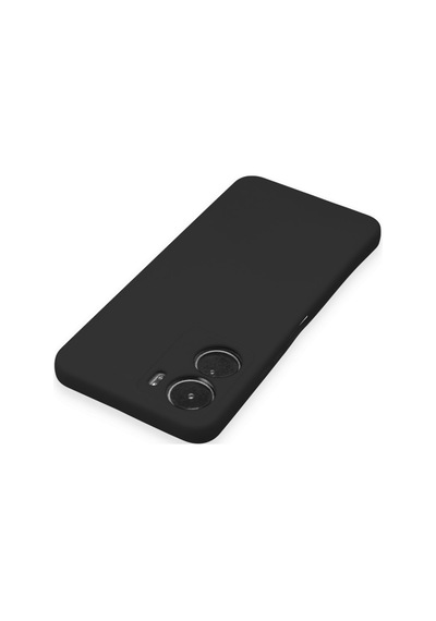Vivo Y16 Uyumlu Kılıf Nano İçi Kadife Silikon - Siyah
