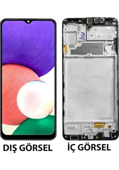 Teknonet Samsung Galaxy A22 5g Uyumlu Hk Lcd+dokunmatik+çıtalı