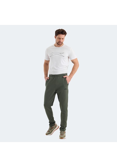 Slazenger VALDIS Erkek Cepli Haki Eşofman Altı