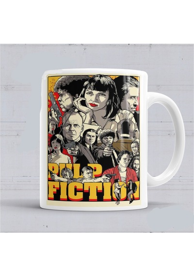 Pulp Fıctıon Kupa Bardak Porselen No36199 Karışık