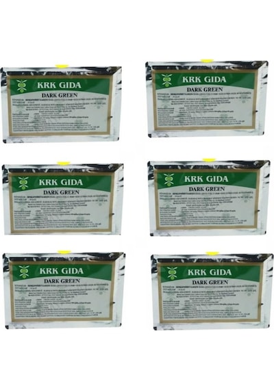 Krk Gıda Yeşil Toz Gıda Boyası 6 x 9 G
