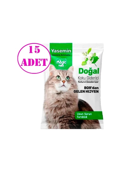 Magic Power Kedi Kumu Koku Giderici Yasemin 25 Gr 15 Ad