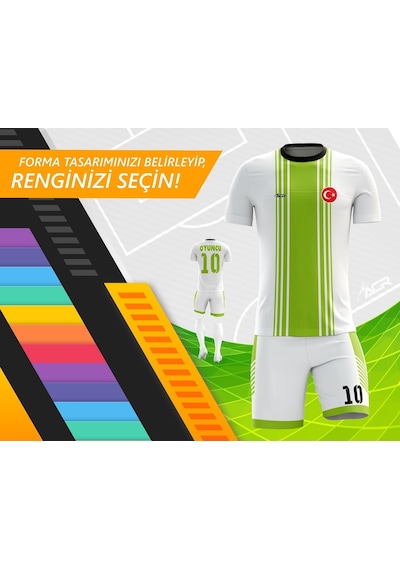 Acr Giyim Kişiye Özel Futbol Forması - Dizayn : Sütun