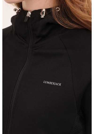 Lumberjack Wl Mıla 18ct321 4pr Kadın Eşofman Üstü Siyah Xs-xl Siyah