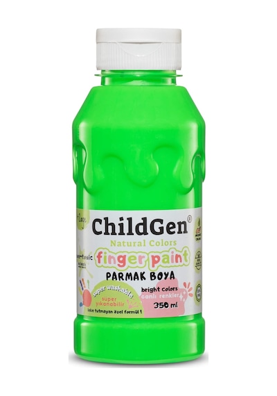 Childgen Süper Yıkanabilir 3'lü Parmak Boya Neon Set 3x350ml