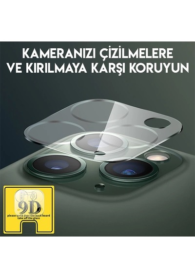 İphone 11 Pro 11 Pro Max Full Tempered Kamera Koruyucu Kırılmaz Cam- 5775 Mh-hs1798-3293