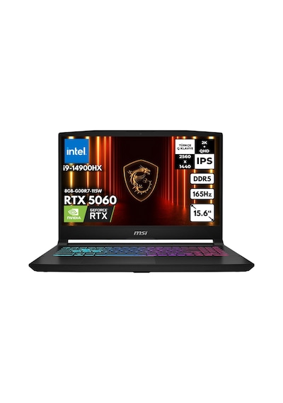 MSI Katana 15 HX B14WFK-450XTRHMF4 i9-14900HX 40 GB 1 TB SSD 8 GB RTX5060 15.6" Free Dos Dizüstü Bilgisayar
