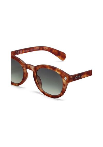 Okkia Milano Unisex Güneş Gözlüğü Midnight / Lens: Yeşil Gradyan Kahverengi