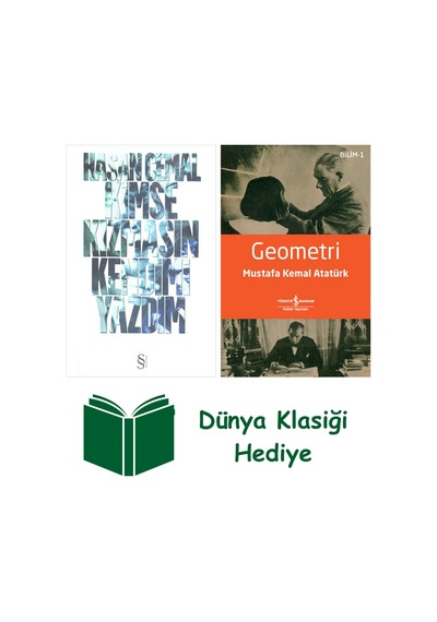 Kimse Kızmasın Kendimi Yazdım + Geometri + Dünya Klasiği Hediye