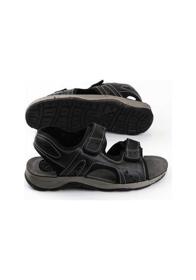 Gezer 00093 Siyah Cırtlı Yazlık Erkek Sandalet 001