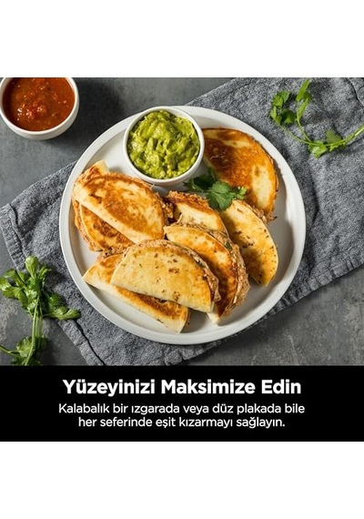 Ninja Sizzle Pro Xl Indoor Grill, Izgara Makinesi Gx101eu Seramik Yapışmaz Kaplama, Çıkarılabilir Kapak, Yağ Toplama Tepsisi, Yemek Kitabı, Gx101eu