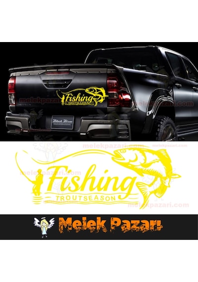 Alabalık Mevsimi, Balık Avı,Avcılık Oto Sticker