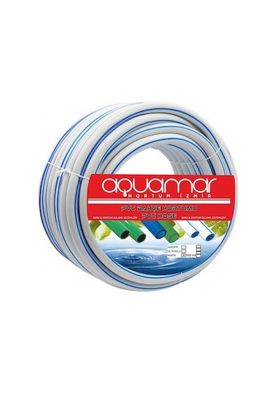 Aquamar Marin Örgülü Bahçe Sulama Hortum 100 Mt 1/2