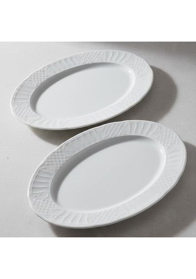 Güral Sembol 2 Parça 35 Cm Kayık Tabak 5303590