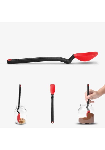 Dreamfarm Mini Supoon Silikon Kaşık, Kırmızı Diğer