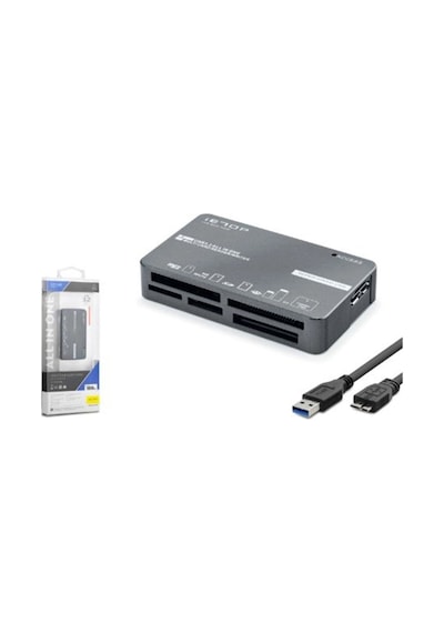 İetop C308 Usb 3.2 Gen1 All İn One Kart Okuyucu Cf Sd Microsd Ms Xd 5 Gbps Siyah Kdo