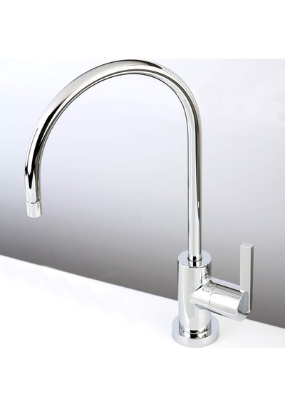 Kingston Brass Ks8191ctl Continental Tek Saplı Su Filtrasyon Bataryası, Cilalı Krom, 12,7 Cm Diğer