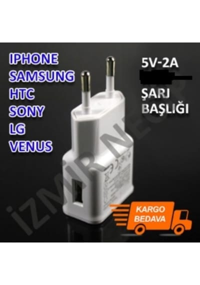 Şarjlı 5V 2 Amper Adaptör