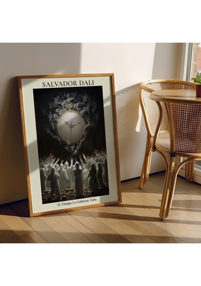 Salvador Dali Zaman Her Şeye Hükmeder, Salvador Dali Saati, Ünlü Sanatçı Baskıları, Gerçeküstü Sanat