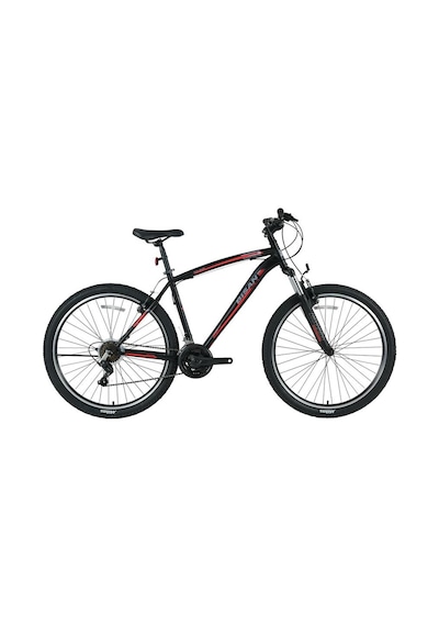 Bisan Mts 4600 Erkek Dağ Bisikleti 34cm V 24 Jant 21 Vites Mat Siyah Turuncu Siyah