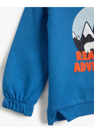 Koton Doğa Temalı Baskılı Sweatshirt Bisiklet Yaka Manşetleri Lastikli Saks 3wmb10350tk 3WMB10350TK968 Saks Mavi Koton Doğa Temalı Baskılı Sweatshirt Bisiklet Yaka Manşetleri Lastikli Saks 3wmb10350tk 3WMB10350TK968 Saks Mavi