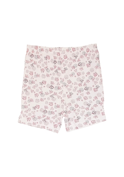 S-Mall Bibaby Pink Clover Şortlu Bebek Takımı - 2 Li - Ekru (491029754) Ekru
