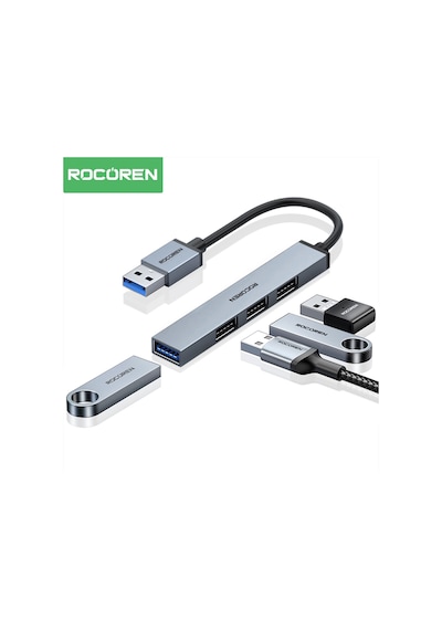 Rocoren Usb-a 3.0 5gbps 4 Portlu Usb Çoklayıcı Hub