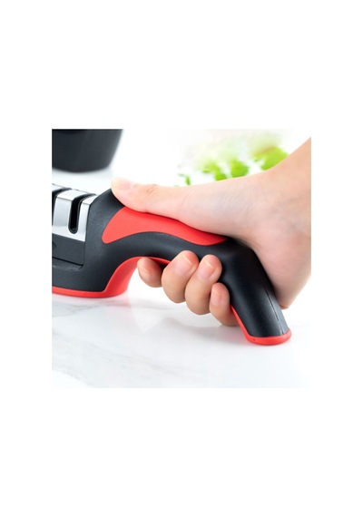Bıçak Ve Makaslar İçin Profesyonel El Tipi 3 Kademeli Bıçak Bileyici Elmas & Seramik Taşlı Ergonomik