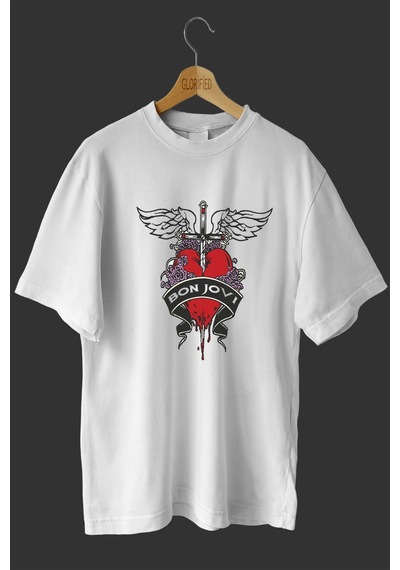 Noıssey -wed David Bowie 2 Tasarım Baskılı Oversize T-shirt Tişört Beyaz