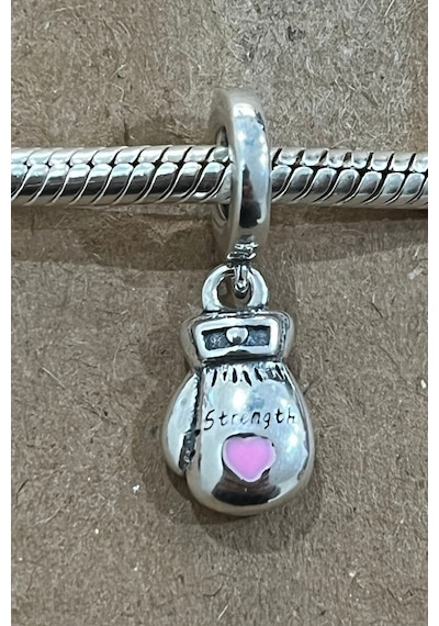 Fubena Boks Eldiveni Sallantılı Charm Gümüş