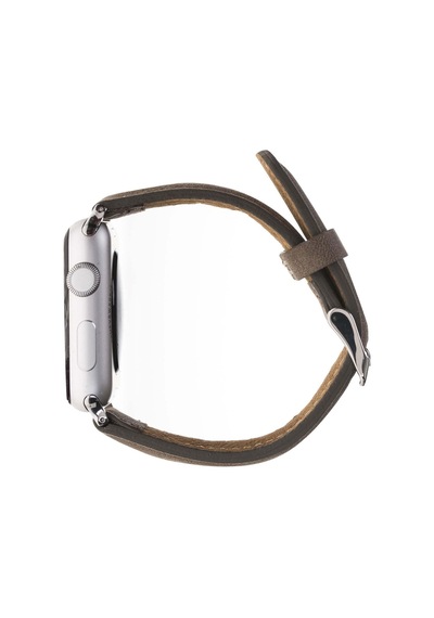 Bloominband Cinnamon Bark Deri  Apple Watch Uyumlu Kordonu-44/45/46/49mm