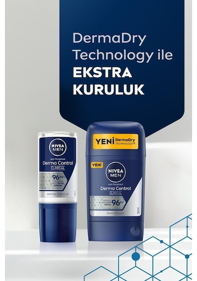 Nivea Men Clinical Derma Control Erkek Stick Deodorant 50 ML