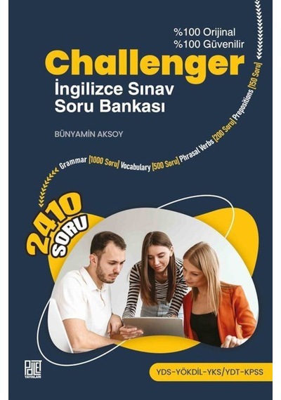 Challenger  -  İngilize Soru Bankası  -  Bünyamin Aksoy  -  Palet Yayınları