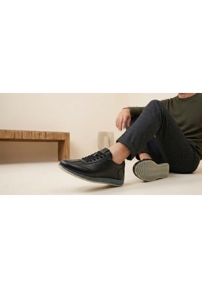 Growish Gd0104 Hakiki Deri Termoaktif Taban Üst Kalite Koku Yapmaz Çift Renk Hafif Taban Siyah Sneaker Spor Ayakkabı Growish Gd0104 Hakiki Deri Termoaktif Taban Üst Kalite Koku Yapmaz Çift Renk Hafif Taban Siyah Sneaker Spor Ayakkabı