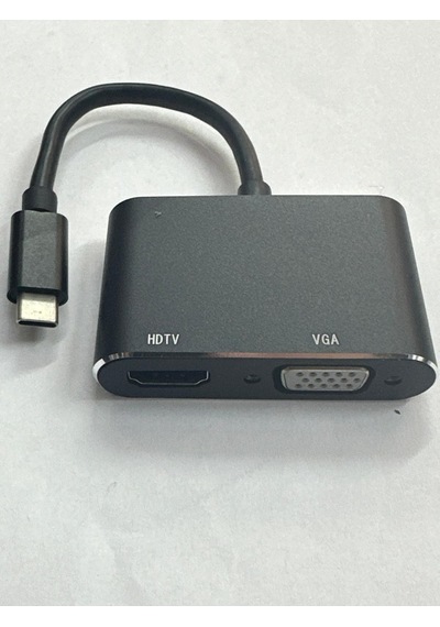 Typec To Hdmi Çevirici Apple Uyumlu MacBook İçin Typec Vga Çavirici Notebook Typec Vga Hdmi Çevirici