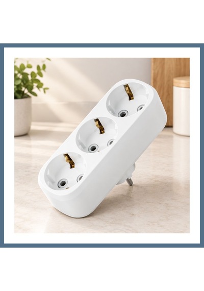 Buradabulabilirsin 3 Prizli Uzatma Prizi Düz Model Bbz