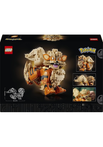 LEGO® Pokémon™ Arcanine 72160 - Yetişkinler için Duruşu Ayarlanabilir Figür İçeren Yaratıcı Model Yapım Seti (1190 Parça)