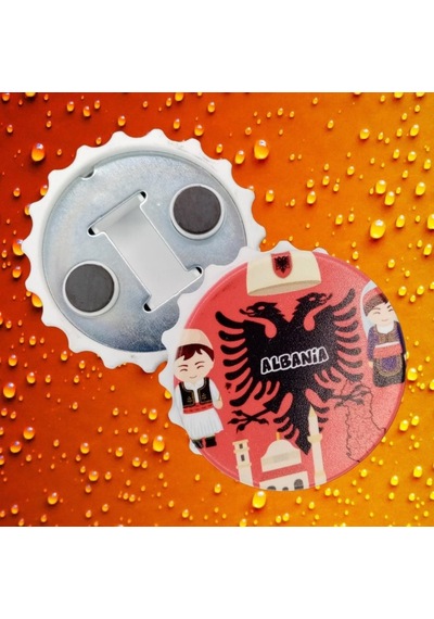 Arnavutluk Temalı Magnet Kapak Açacak