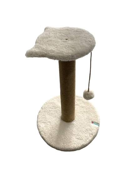 Pet Stepli Kedi Tırmalama Tahtası Beyaz