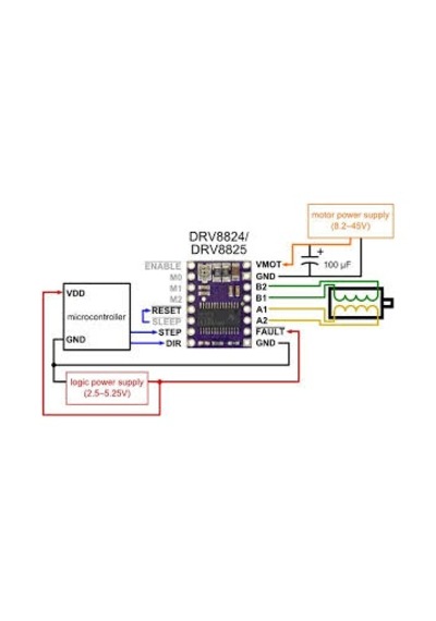 Gözelerelektronik-Drv8825 Step Motor Sürücü Devresi
